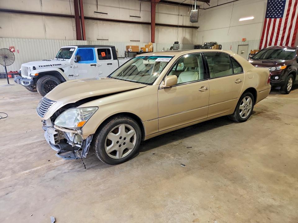 2004 Lexus Ls 430 VIN JTHBN36F640171914 COPART salvage auction — FRONT END, TX - SALVAGE VEHICLE TITLE (P), sold $1,650 on 2026-07-27 (photo 1)