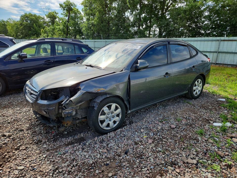 2008 Hyundai Elantra VIN KMHDU46D28U293181 COPART salvage auction — FRONT END, NY - MV-907A SALVAGE CERTIFICATE, sold $400 on 2026-07-27 (photo 1)