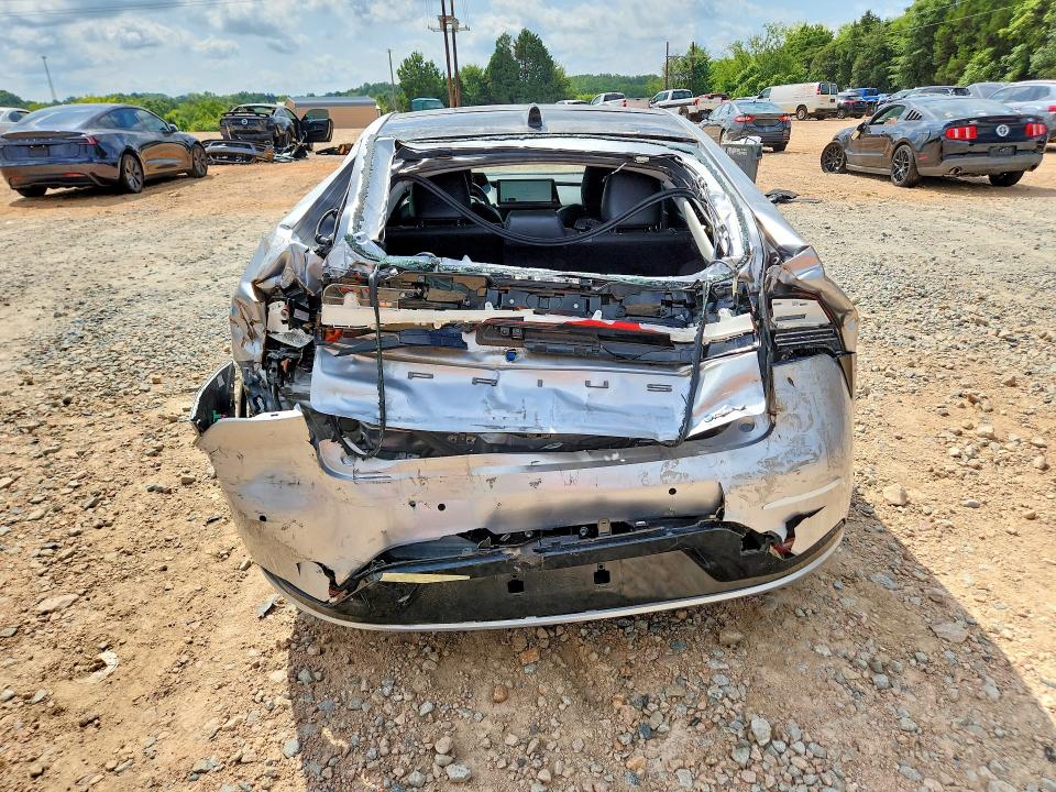 2023 Toyota Prius VIN JTDADABUXP3000563 COPART salvage auction — REAR END, Ga - Dealer Only Salvage Title, sold $6,300 on 2026-07-27 (photo 6)