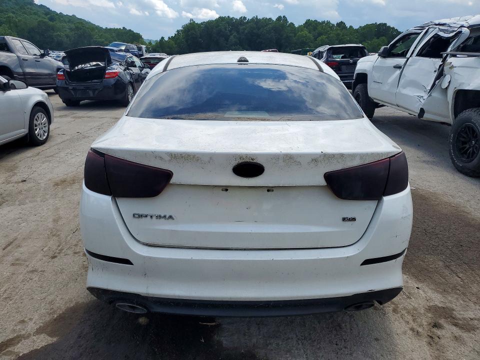 2015 Kia Optima VIN KNAGM4A76F5617675 COPART salvage auction — MECHANICAL, Fl - Cert Of Title-Rebuilt, sold $500 on 2026-07-30 (photo 6)