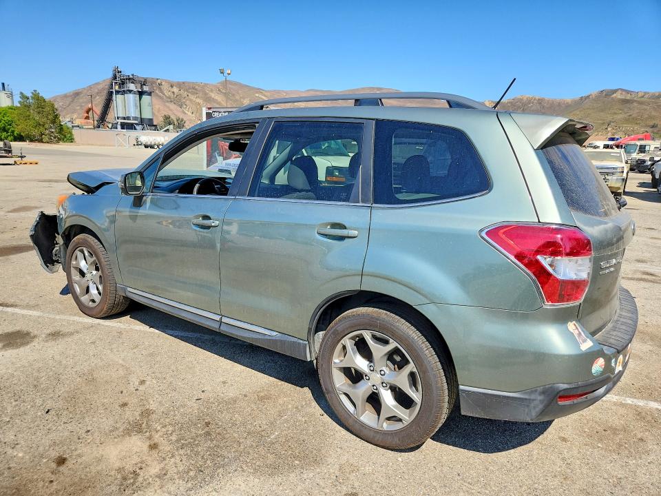 2015 Subaru Forester VIN JF2SJAUC5FH534882 COPART salvage auction — FRONT END, CA - SALVAGE CERTIFICATE, sold $300 on 2026-07-28 (photo 2)