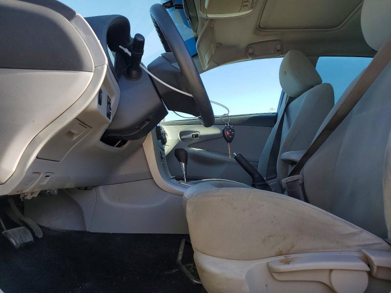 2012 Toyota Corolla VIN 5YFBU4EE6CP027027 COPART salvage auction — REAR END, Ca - Salvage Certificate, sold $1,050 on 2026-07-31 (photo 7)