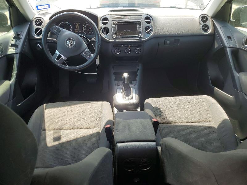 2015 Volkswagen Tiguan VIN WVGBV7AX2FW553488 COPART salvage auction — FRONT END, TX - SALVAGE VEHICLE TITLE (P), sold $675 on 2026-07-31 (photo 8)