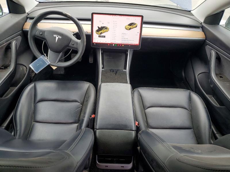 2019 Tesla Model 3 VIN 5YJ3E1EBXKF497156 COPART salvage auction — REAR END, Ca - Salvage Certificate, sold $3,650 on 2026-07-14 (photo 8)