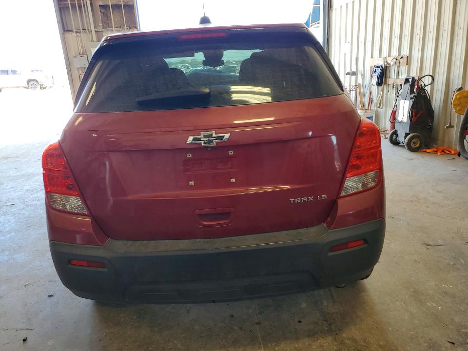 2015 Chevrolet Trax VIN KL7CJKSBXFB249355 COPART salvage auction — FRONT END, Tx - Salvage Vehicle Title, sold $200 on 2026-07-31 (photo 6)