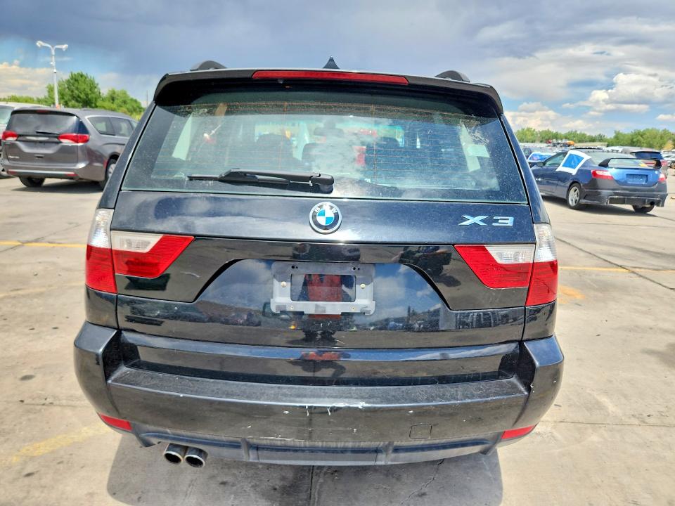 2007 BMW X3 VIN WBXPC93427WF14793 COPART salvage auction — HAIL, Co - Certificate Of Title, sold $1,100 on 2026-07-20 (photo 6)