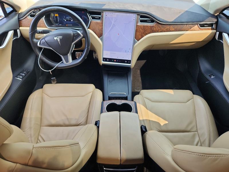 2017 Tesla Model s VIN 5YJSA1E11HF190594 COPART salvage auction — REAR END, VA - CERT OF TITLE - SALVAGE, sold $4,400 on 2026-07-28 (photo 8)