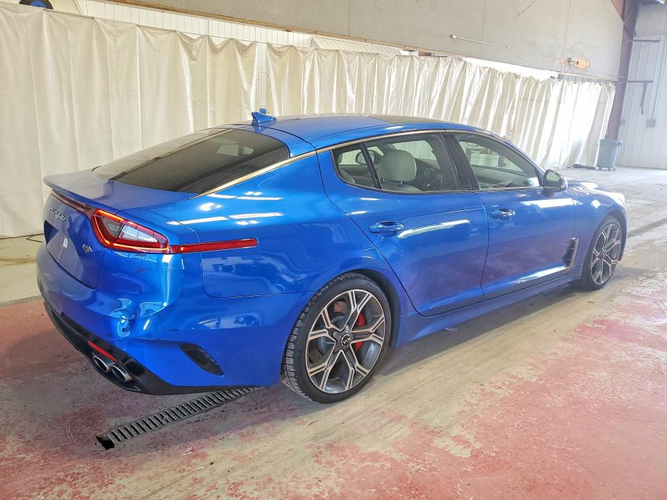 2018 Kia Stinger VIN KNAE55LC0J6028709 COPART salvage auction — SIDE, Ny - Mv-907A Salvage Certificate, sold $5,900 on 2026-07-20 (photo 3)