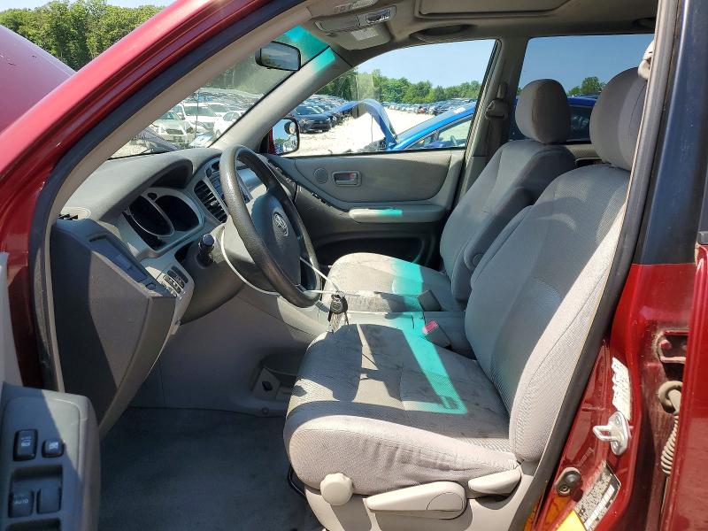 2007 Toyota Highlander VIN JTEEP21A170231712 COPART salvage auction — REAR END, Ma - Cert Of Title-Reconstrctd Coll, sold $775 on 2026-07-15 (photo 7)