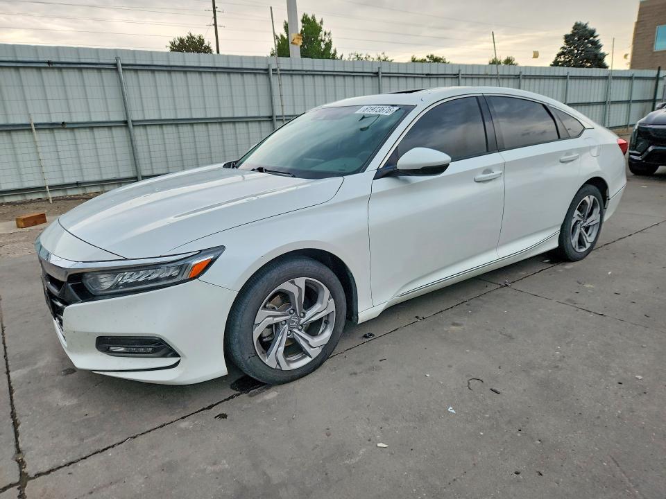 2019 Honda Accord VIN 1HGCV1F52KA092086 COPART salvage auction — HAIL, Co - Certificate Of Title, sold $9,100 on 2026-08-19 (photo 1)
