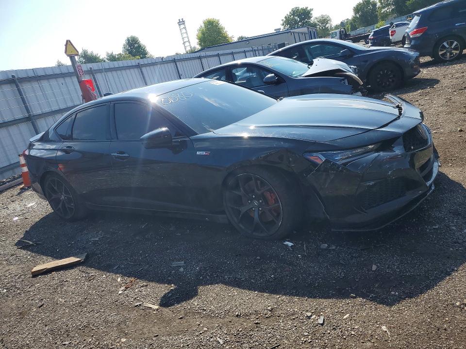 2023 Acura Tlx VIN 19UUB7F90PA000080 COPART salvage auction — FRONT END, Az - Certificate Of Title, sold $13,300 on 2026-08-24 (photo 4)