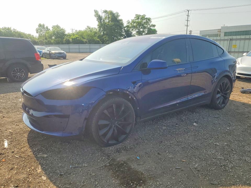 2022 Tesla Model x VIN 7SAXCBE63NF343427 — COPART salvage auction photo