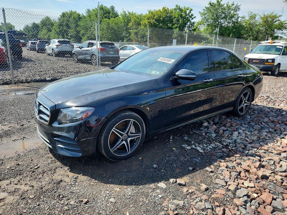 2018 Mercedes-benz E-klasse VIN WDDZF4KBXJA320763 COPART salvage auction — WATER/FLOOD, Salvage Title, sold $6,200 on 2026-08-03 (photo 1)