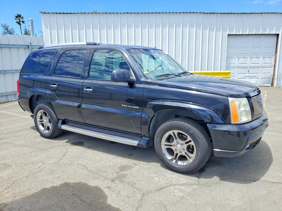 2002 Cadillac Escalade VIN 1GYEK63N42R221989 COPART salvage auction — MINOR DENT/SCRATCHES, CA - DIS/DLR/EXP APP FOR DUP CLEAN, sold $100 on 2026-07-24 (photo 4)