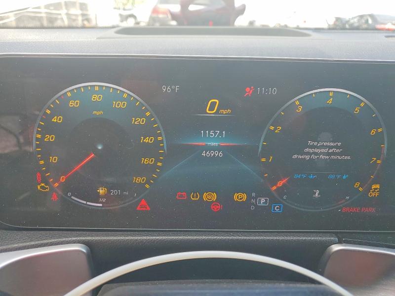 2023 Mercedes-benz Glb VIN W1N4M5BB5PW288776 COPART salvage auction — FRONT END, Fl - Cert Of Title Slvg Rebuildable, sold $5,800 on 2026-07-28 (photo 9)