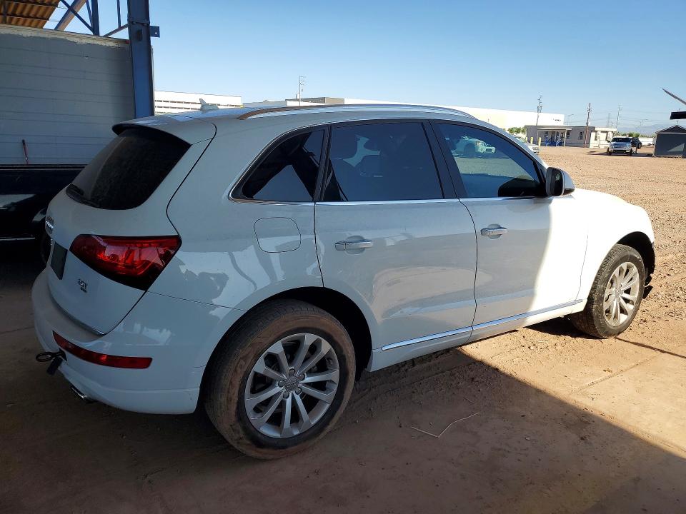 2015 Audi Q5 VIN WA1CFAFP8FA036070 COPART salvage auction — FRONT END, Az - Cert Of Title - Salvage, sold $175 on 2026-07-28 (photo 3)