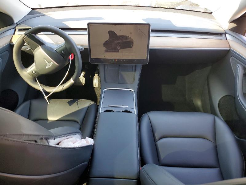 2023 Tesla Model y VIN 7SAYGDEE4PA113102 COPART salvage auction — FRONT END, Ca - Salvage Certificate, sold $8,100 on 2026-08-28 (photo 8)