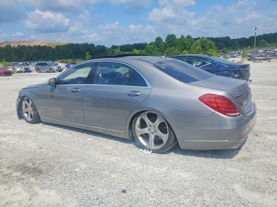 2015 Mercedes-benz S-klasse VIN WDDUG8FB4FA118016 COPART salvage auction — MECHANICAL, Mo - Cert Of Title-Repossessed (P), sold $7,700 on 2026-07-28 (photo 2)