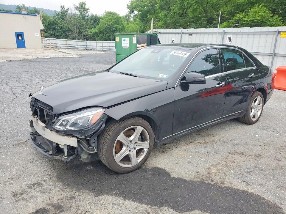 2014 Mercedes-benz E-klasse VIN WDDHF8JB5EB074225 COPART salvage auction — FRONT END, Pa - Certificate Of Salvage, sold $2,500 on 2026-08-11 (photo 1)