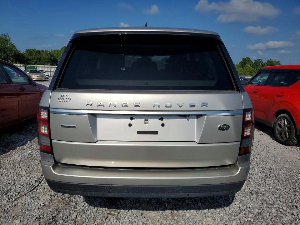 2016 Land rover RANGE ROVER VIN SALGS2EF9GA253476 COPART salvage auction — REAR END, Al - Certificate Of Title, sold $1,250 on 2026-07-28 (photo 6)
