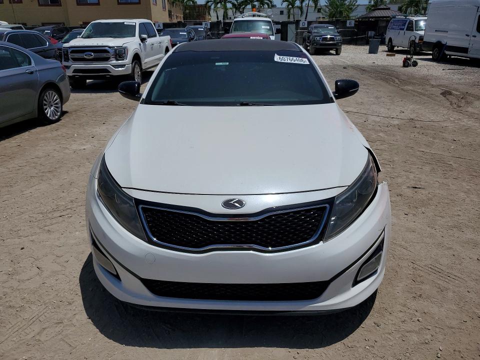 2015 Kia Optima VIN KNAGM4A70F5607966 COPART salvage auction — FRONT END, Fl - Cert Of Title Slvg Rebuildable, sold $400 on 2026-07-24 (photo 5)
