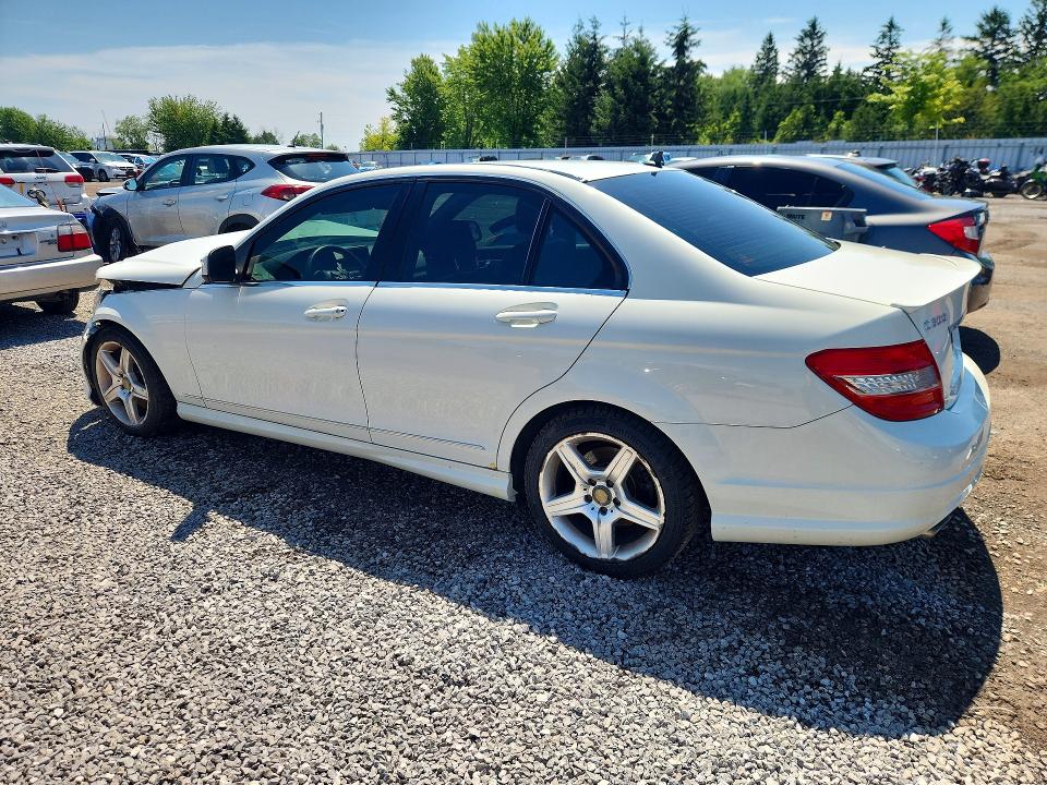 2008 Mercedes-benz C-klasse VIN WDDGF81X18F148891 COPART salvage auction — FRONT END, On - Permit No Brand - Unfit, sold $875 on 2026-08-04 (photo 2)