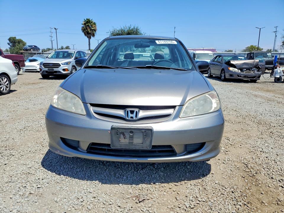 2005 Honda Civic VIN JHMES16585S006258 COPART salvage auction — MINOR DENT/SCRATCHES, Ca - Dis/Dlr/Exp Only Clean Title, sold $2,200 on 2026-07-17 (photo 5)