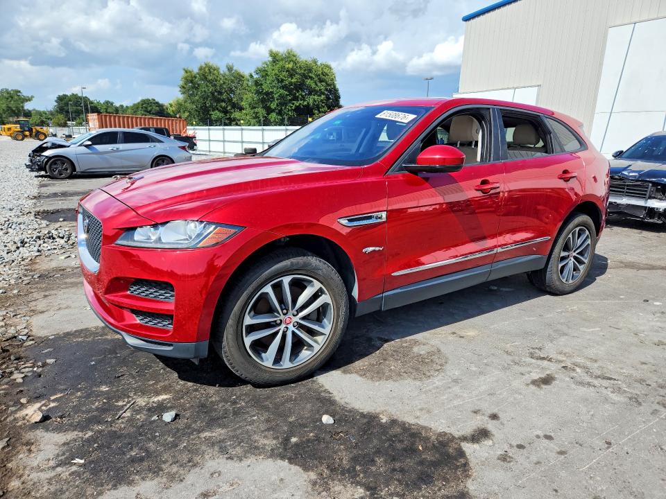 2018 Jaguar F-pace VIN SADCJ2EV9JA257300 COPART salvage auction — MINOR DENT/SCRATCHES, GA - CERTIFICATE OF TITLE, sold $4,750 on 2026-07-23 (photo 1)
