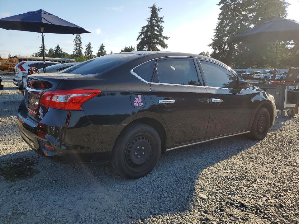 2017 Nissan Sentra VIN 3N1AB7AP0HY222058 COPART salvage auction — MECHANICAL, Salvage Title, sold $200 on 2026-07-24 (photo 3)