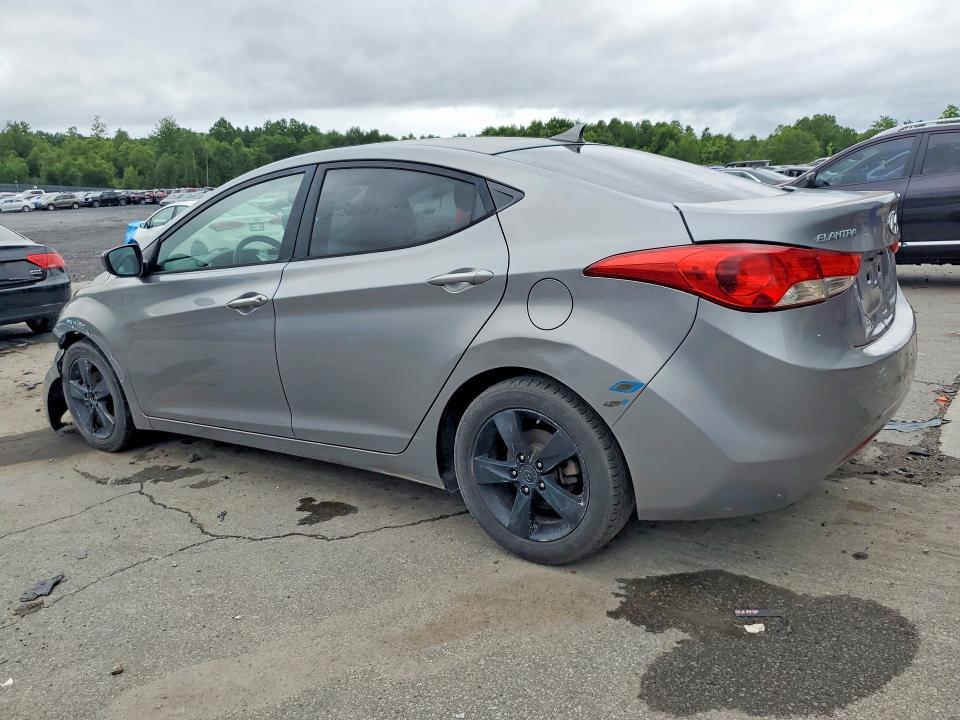 2013 Hyundai Elantra VIN KMHDH4AE5DU569786 COPART salvage auction — FRONT END, Pa - Certificate Of Salvage, sold $600 on 2026-07-15 (photo 2)