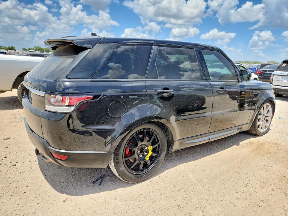 2016 Land rover Range rover sport VIN SALWG2VF1GA648801 COPART salvage auction — MECHANICAL, Tx - Certificate Of Title (P), sold $1,350 on 2026-07-30 (photo 3)