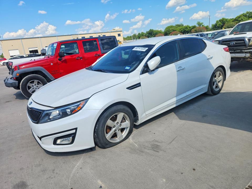 2015 Kia Optima VIN KNAGM4A78F5559956 COPART salvage auction — NORMAL WEAR, Salvage Title, sold $775 on 2026-07-30 (photo 1)