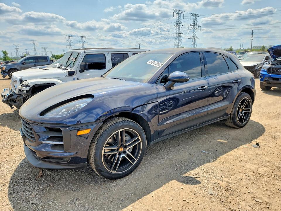 2021 Porsche Macan VIN WP1AB2A54MLB33626 — COPART salvage auction photo