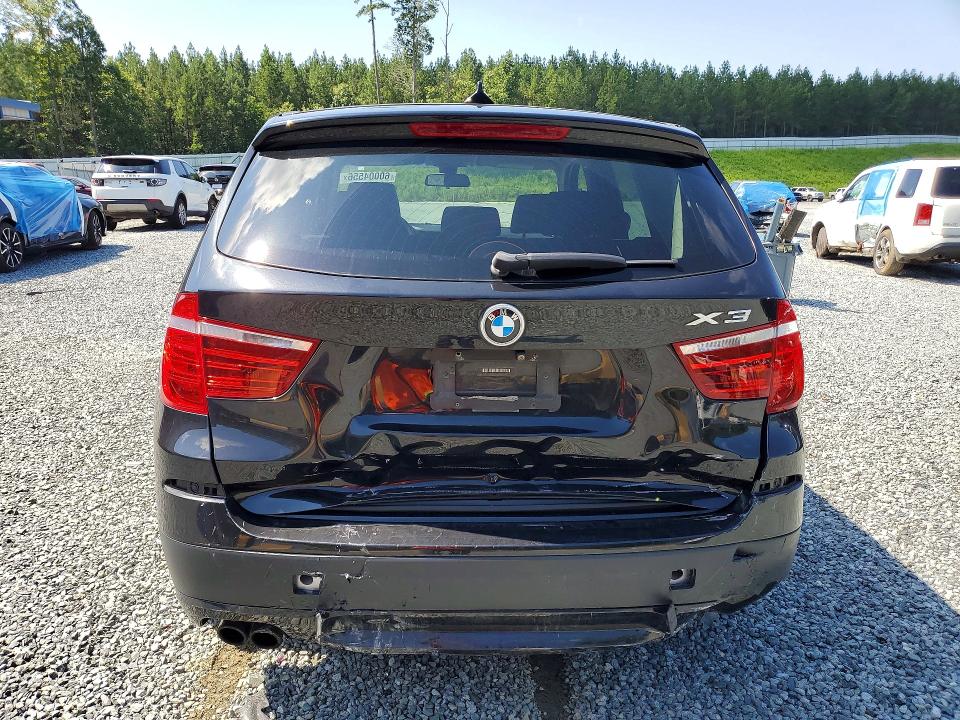 2013 BMW X3 VIN 5UXWX9C55D0A09365 COPART salvage auction — REAR END, NC - SALVAGE CERTIFICATE OF TITLE, sold $550 on 2026-07-30 (photo 6)