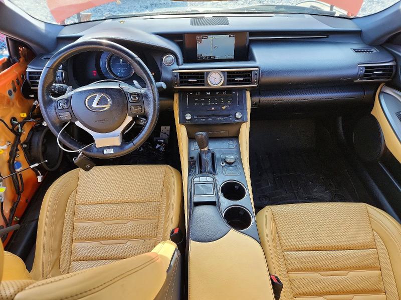 2015 Lexus Rc VIN JTHHE5BC6F5010423 COPART salvage auction — FRONT END, GA - CERT OF TITLE-SALVAGE, sold $7,300 on 2026-08-18 (photo 8)