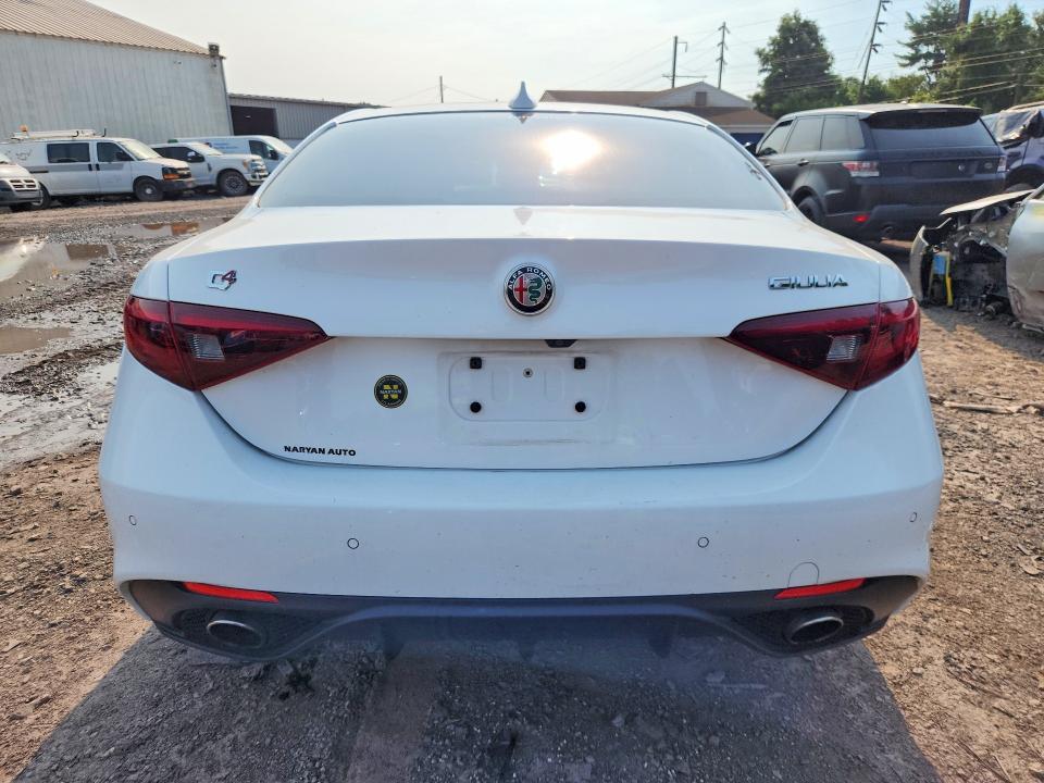 2019 Alfa romeo Giulia VIN ZARFANAN2K7621206 COPART salvage auction — VANDALISM, Pa - Certificate Of Salvage, sold $5,950 on 2026-08-19 (photo 6)