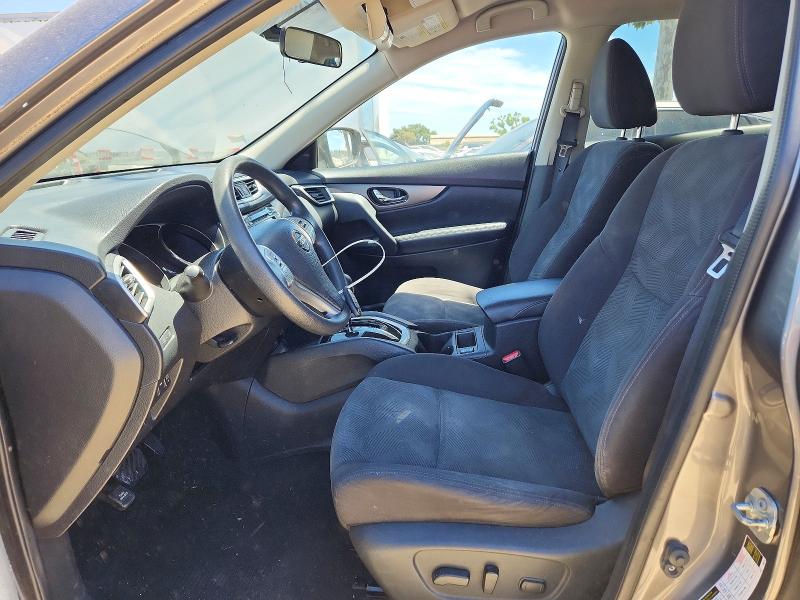 2016 Nissan Rogue VIN KNMAT2MT3GP707753 COPART salvage auction — FRONT END, Ca - Salvage Certificate, sold $1,250 on 2026-07-14 (photo 7)