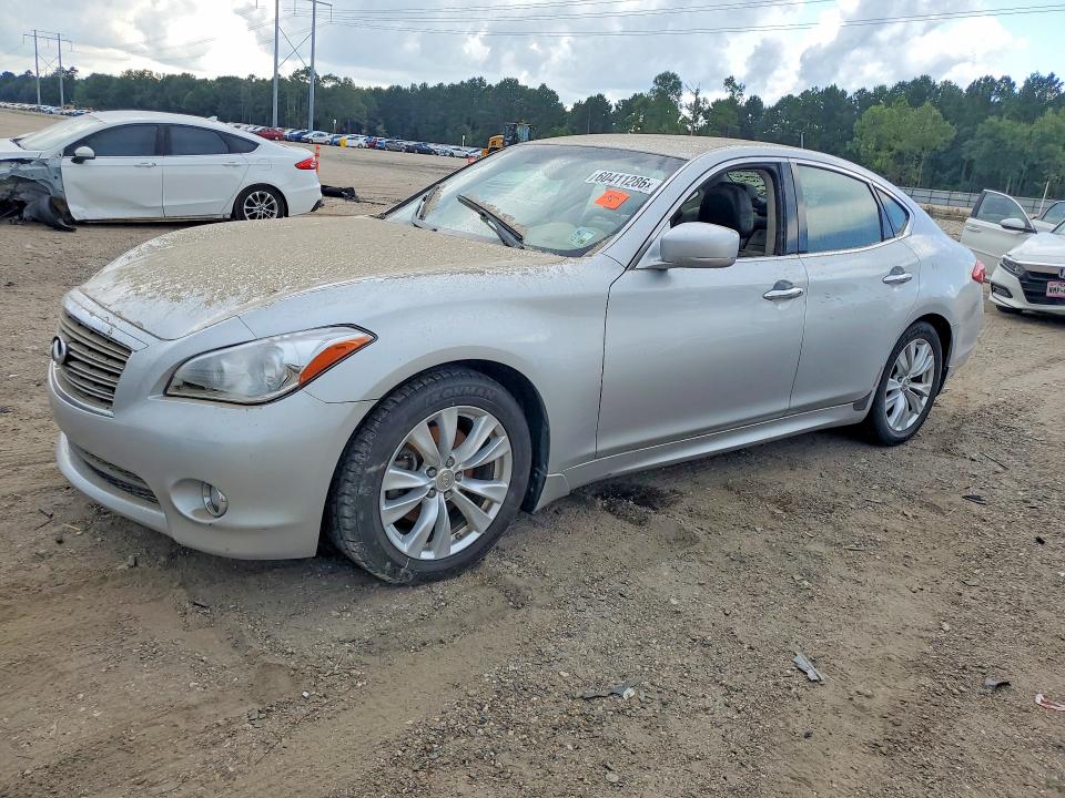 2011 Infiniti M37 VIN JN1BY1AP2BM325525 COPART salvage auction — WATER/FLOOD, LA - CERT OF TITLE-SALVAGE FLOOD, sold $125 on 2026-07-24 (photo 1)
