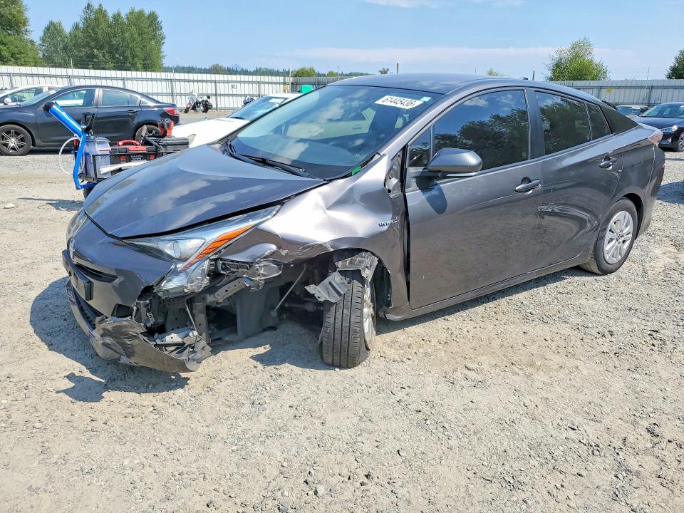2018 Toyota Prius VIN JTDKBRFUXJ3595781 COPART salvage auction — FRONT END, WA - BILL OF SALE, sold $275 on 2026-07-27 (photo 1)