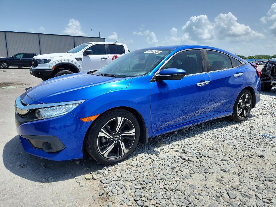 2018 Honda Civic VIN JHMFC1F94JX013726 COPART salvage auction — REAR END, FL - CERTIFICATE OF DESTRUCTION, sold $2,950 on 2026-07-22 (photo 1)