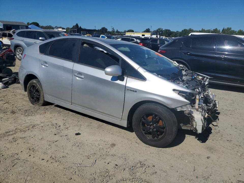 2014 Toyota Prius VIN JTDKN3DU3E1832295 COPART salvage auction — FRONT END, Ca - Cert Of Title-Salvaged, sold $100 on 2026-07-30 (photo 4)