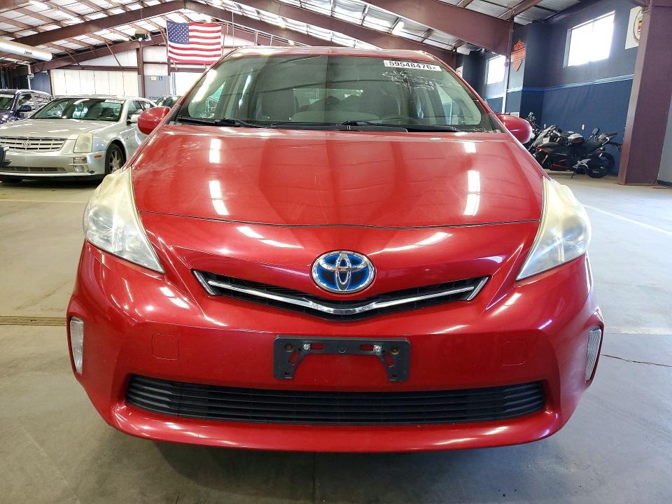 2013 Toyota Prius v VIN JTDZN3EU4D3190475 COPART salvage auction — MINOR DENT/SCRATCHES, Vt - Certificate Of Title (P), sold $6,700 on 2026-07-22 (photo 5)