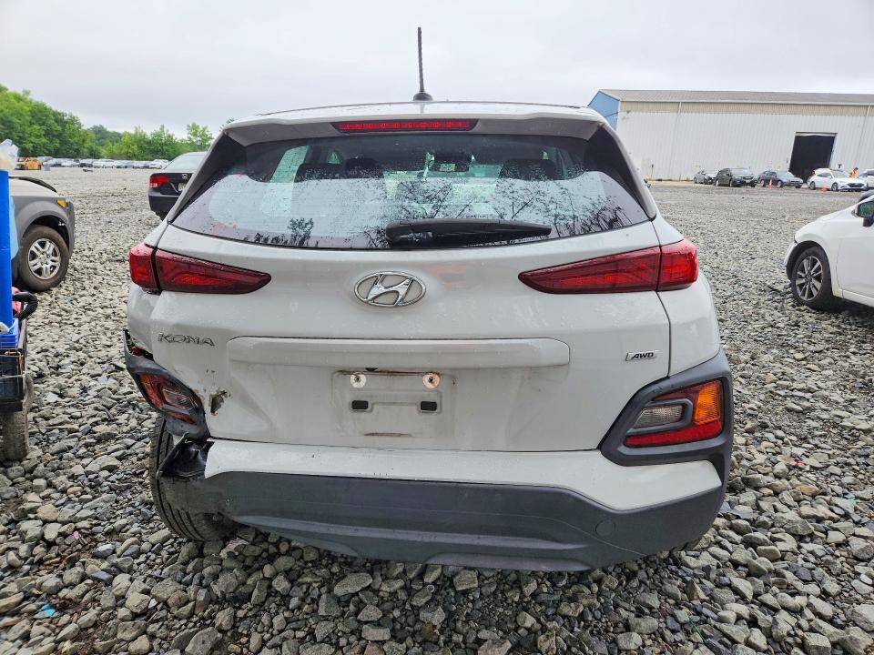 2019 Hyundai VIN KM8K1CAA9KU280197 COPART salvage auction — REAR END, Ny - Mv-907A Salvage Certificate, sold $3,250 on 2026-07-20 (photo 6)