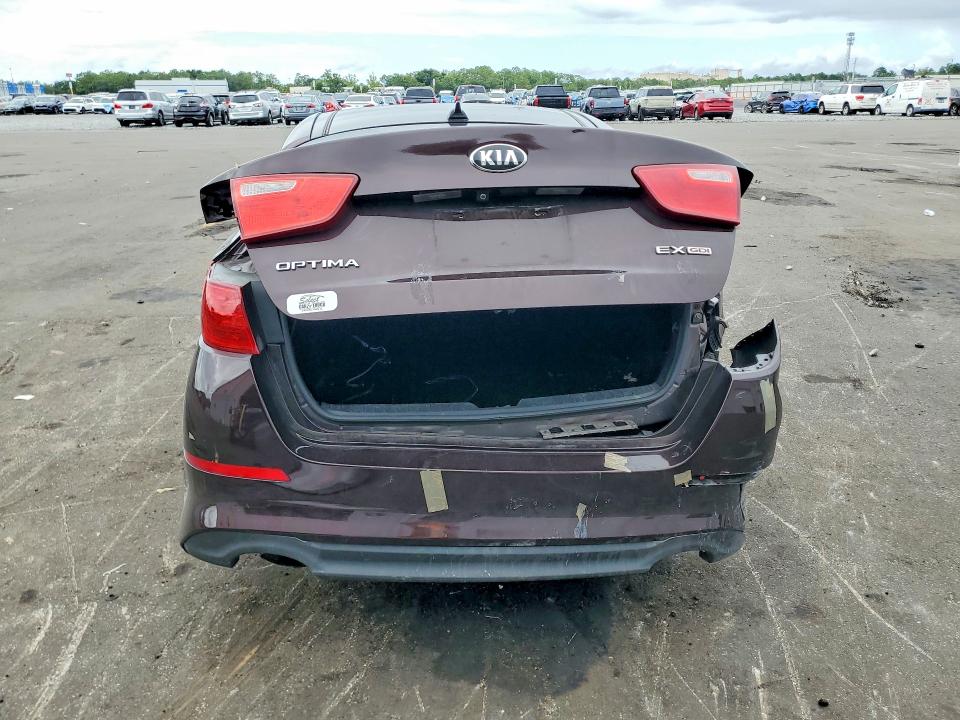 2015 Kia Optima VIN 5XXGN4A79FG488133 COPART salvage auction — REAR END, FL - CERT OF TITLE SLVG REBUILDABLE, sold $325 on 2026-07-22 (photo 6)