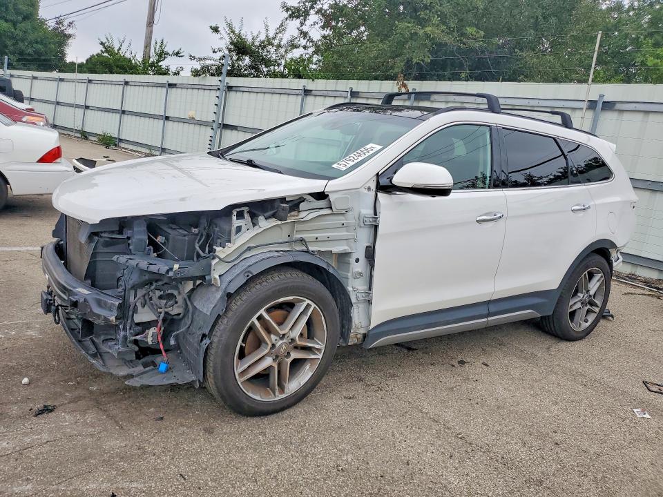 2017 Hyundai VIN KM8SRDHF5HU187718 COPART salvage auction — FRONT END, Oh - Cert Of Title-Salvage, sold $2,800 on 2026-07-15 (photo 1)