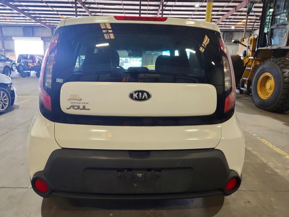 2016 Kia Soul VIN KNDJN2A23G7407572 COPART salvage auction — REAR END, Fl - Certificate Of Title, sold $975 on 2026-07-20 (photo 6)