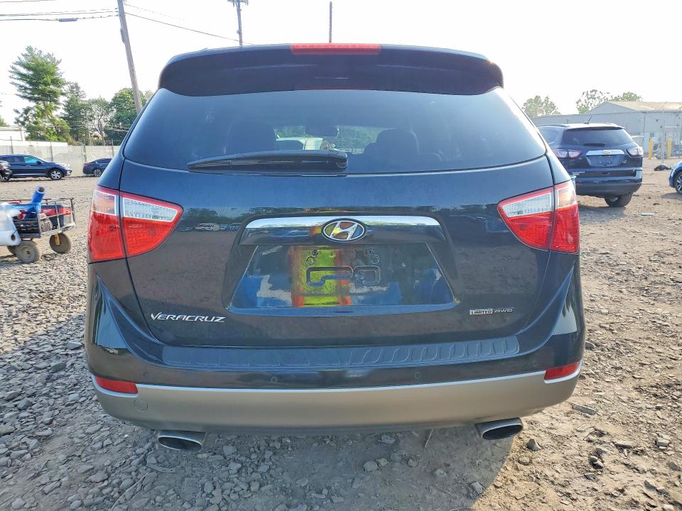 2012 Hyundai Veracruz VIN KM8NUDCCXCU196304 COPART salvage auction — FRONT END, Pa - Certificate Of Salvage, sold $1,000 on 2026-07-22 (photo 6)