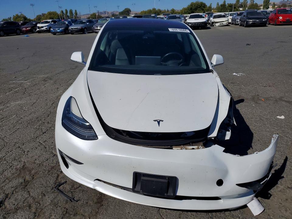 2018 Tesla Model 3 VIN 5YJ3E1EA1JF014773 COPART salvage auction — FRONT END, Ca - Salvage Certificate, sold $3,650 on 2026-07-24 (photo 5)