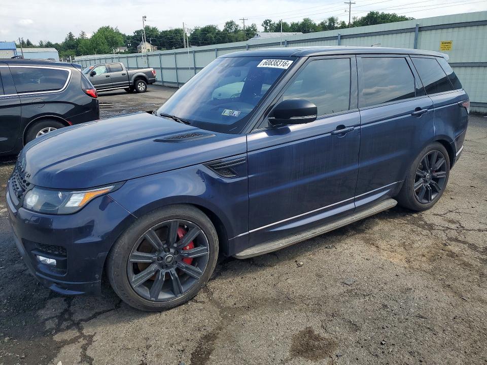 2017 Land rover Range rover sport VIN SALWV2FEXHA146494 COPART salvage auction — NORMAL WEAR, Pa - Cert Of Title (P), sold $10,300 on 2026-07-27 (photo 1)