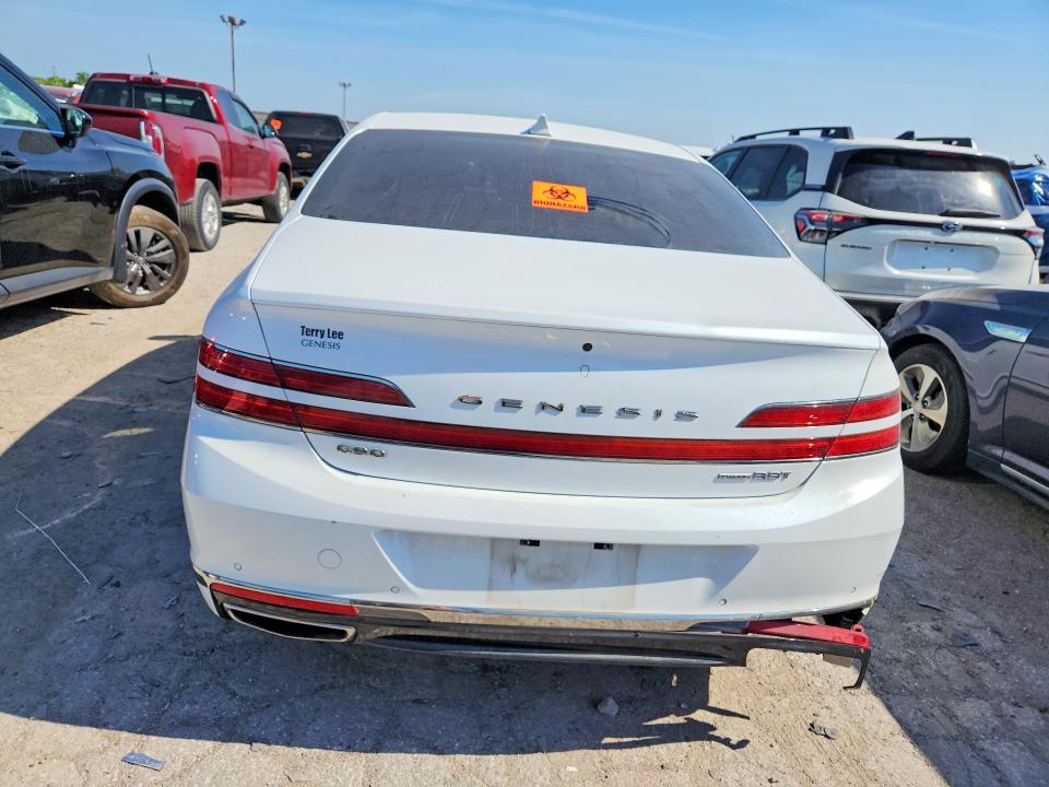 2020 Genesis G90 VIN KMTF34PA8LU081044 COPART salvage auction — FRONT END, In - Certificate Of Title, sold $1,700 on 2026-07-31 (photo 6)